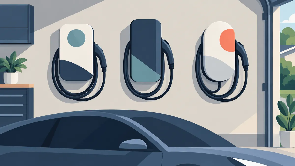 Illustration for Autel MaxiCharger AC Elite Home 40A vs ChargePoint Home Flex vs Emporia EV Charger (Classic): Which Home Chargers Option Should You Choose