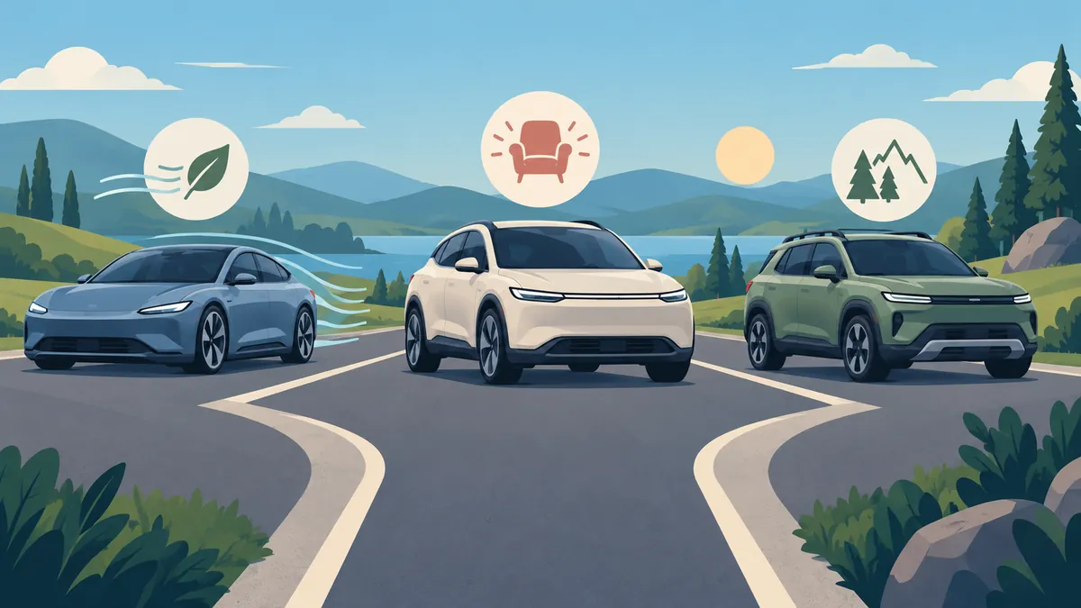 Illustration for Tesla Model 3 vs Honda Prologue vs Chevrolet Equinox EV: Which Is Right for You